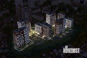 2-к квартира, строящийся дом, 54м2, 12/17 этаж