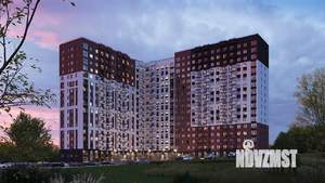 2-к квартира, строящийся дом, 56м2, 2/17 этаж