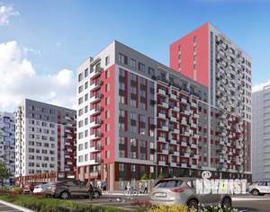 2-к квартира, строящийся дом, 60м2, 7/16 этаж
