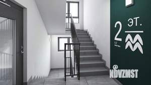 2-к квартира, строящийся дом, 62м2, 9/17 этаж