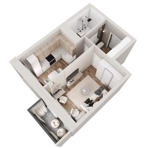 1-к квартира, вторичка, 35м2, 10/17 этаж