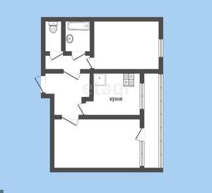 2-к квартира, вторичка, 49м2, 9/10 этаж