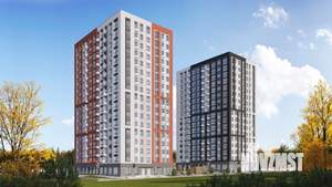 1-к квартира, строящийся дом, 35м2, 17/17 этаж