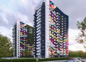 Студия квартира, вторичка, 36м2, 1/17 этаж