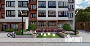 2-к квартира, строящийся дом, 49м2, 3/17 этаж