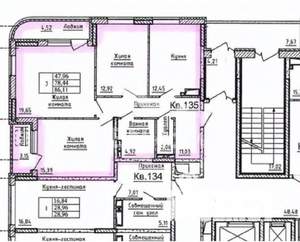 3-к квартира, вторичка, 86м2, 15/17 этаж