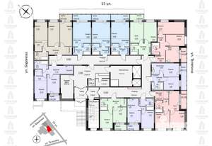 2-к квартира, строящийся дом, 35м2, 1/17 этаж