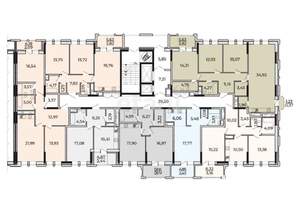1-к квартира, строящийся дом, 45м2, 2/17 этаж
