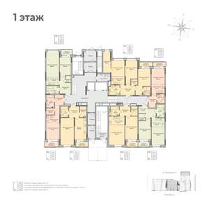 Студия квартира, строящийся дом, 35м2, 1/17 этаж