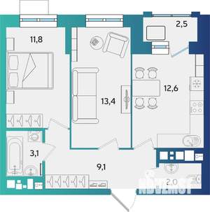 Фото квартиры на продажу (1)