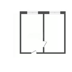 2-к квартира, вторичка, 24м2, 2/2 этаж