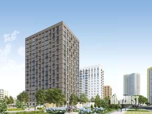 1-к квартира, строящийся дом, 39м2, 15/17 этаж