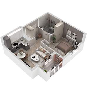 2-к квартира, строящийся дом, 41м2, 10/17 этаж