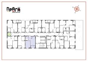 1-к квартира, вторичка, 39м2, 2/17 этаж