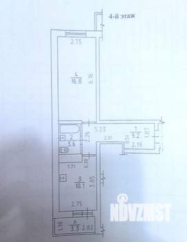 1-к квартира, сданный дом, 40м2, 4/11 этаж