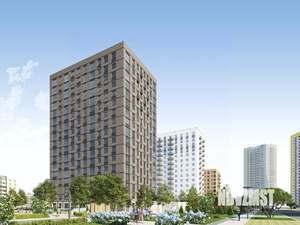 2-к квартира, строящийся дом, 53м2, 14/17 этаж