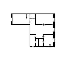 3-к квартира, вторичка, 58м2, 4/5 этаж