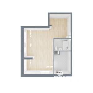 1-к квартира, вторичка, 52м2, 1/17 этаж
