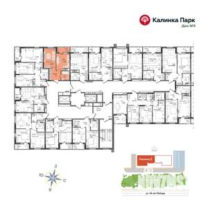 1-к квартира, вторичка, 34м2, 13/17 этаж